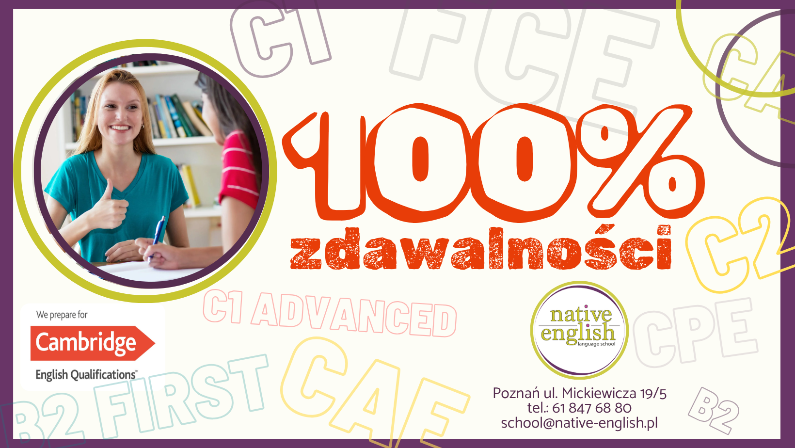 100% zdawalności !!!